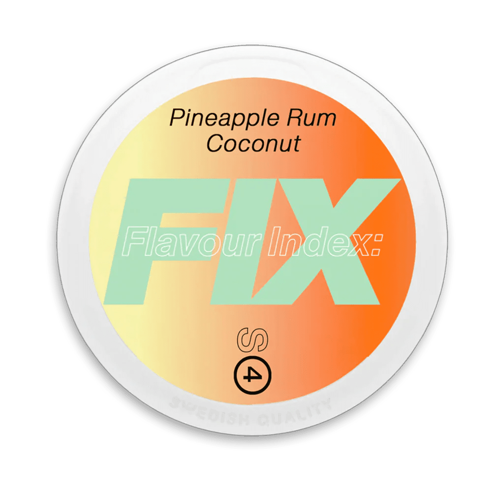 FIX Pineapple Rum Coconut 10mg - The Snus Outlet