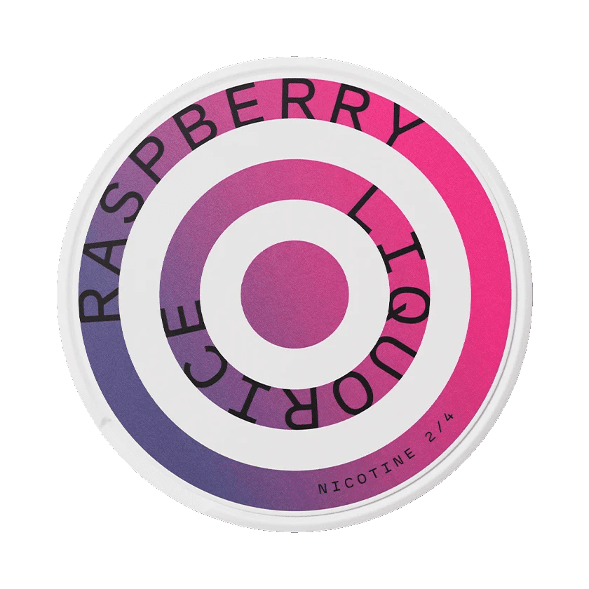 Helwit Raspberry Liqourice Slim 3.5 mg - The Snus Outlet