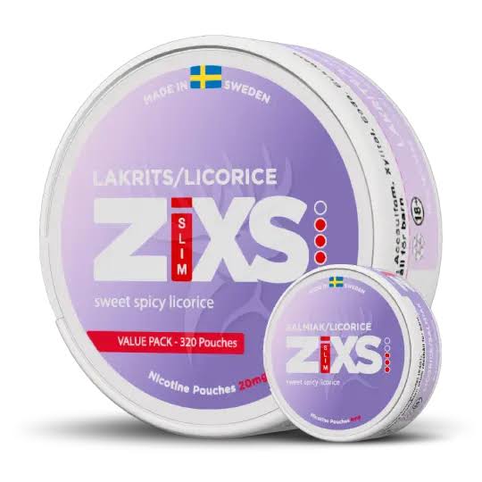 ZIXS Sweet Licorice 10mg JUMBO CAN - The Snus Outlet