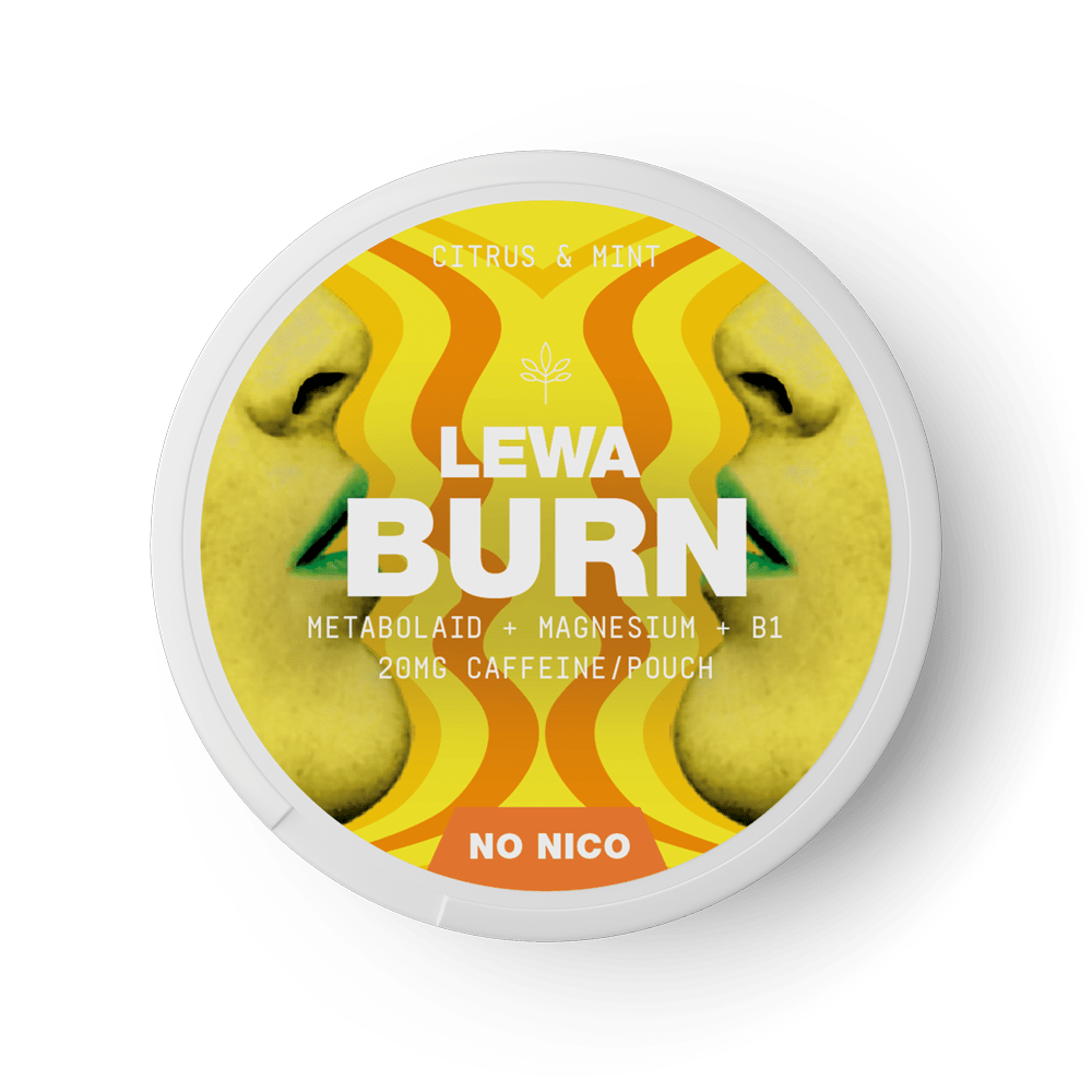 LEWA BURN Citrus & Mint No Nico - The Snus Outlet