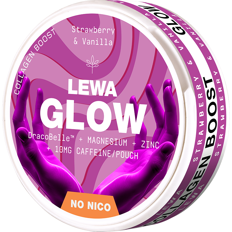 LEWA GLOW Strawberry & Vanilla No Nico - The Snus Outlet