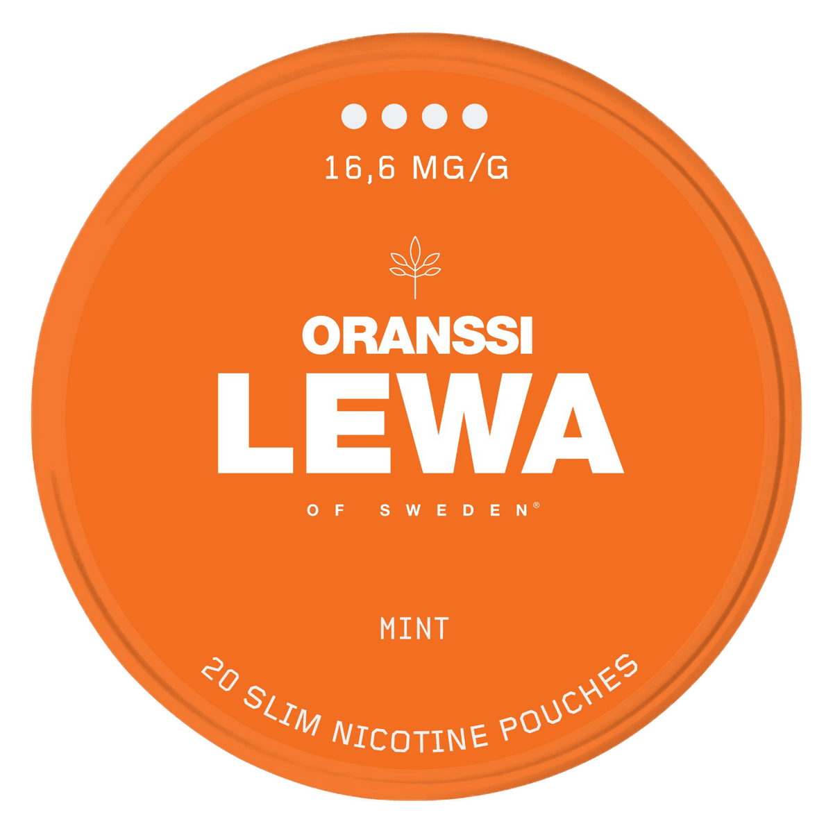 LEWA Oranssi Dry Mint 11.6mg - The Snus Outlet