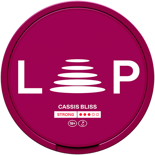 LOOP Cassis Bliss Slim Strong 9mg - The Snus Outlet