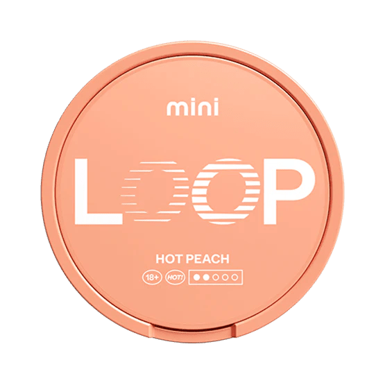 Loop Hot Peach Mini 6mg - The Snus Outlet