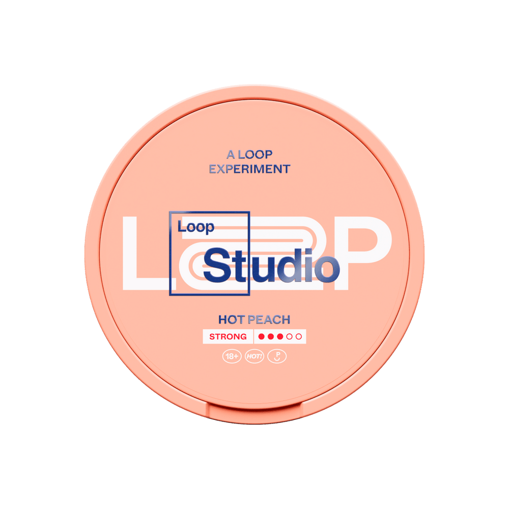 LOOP Hot Peach Strong 9mg - The Snus Outlet