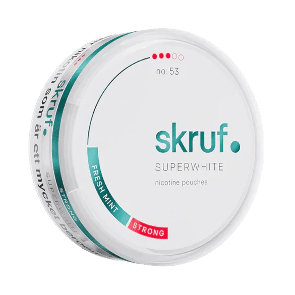 Skruf Superwhite Fresh Mint 10mg - The Snus Outlet