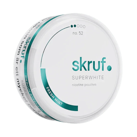 Skruf Superwhite Fresh Mint 6mg - The Snus Outlet