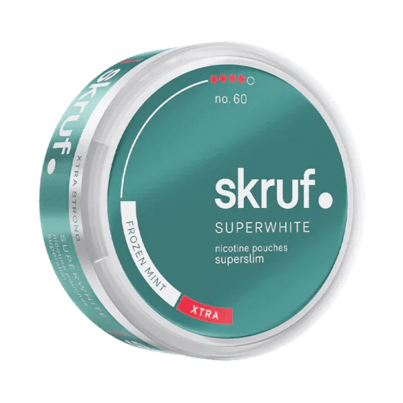 Skruf Superwhite Frozen Mint 8mg - The Snus Outlet