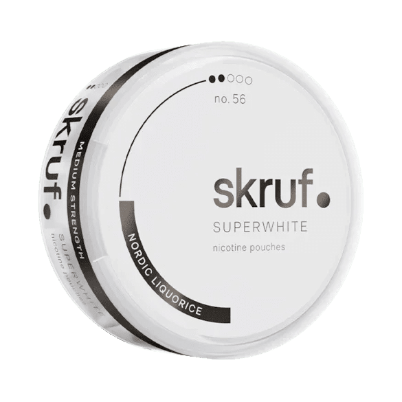 Skruf Superwhite Nordic Liquorice 6mg - The Snus Outlet