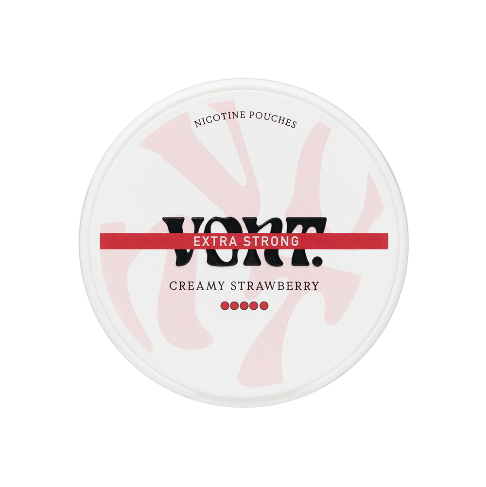 Vont Creamy Strawberry Extra Strong 12mg - The Snus Outlet