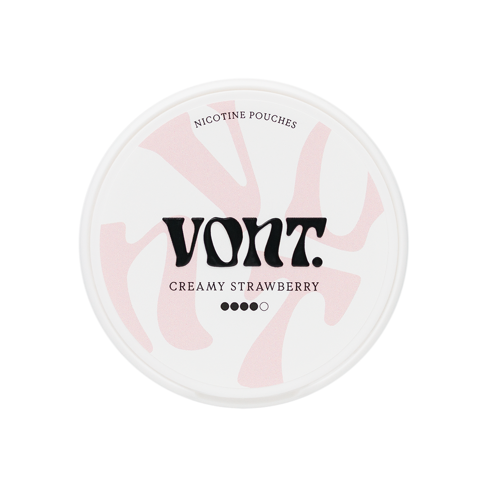 Vont Creamy Strawberry Strong 7mg - The Snus Outlet