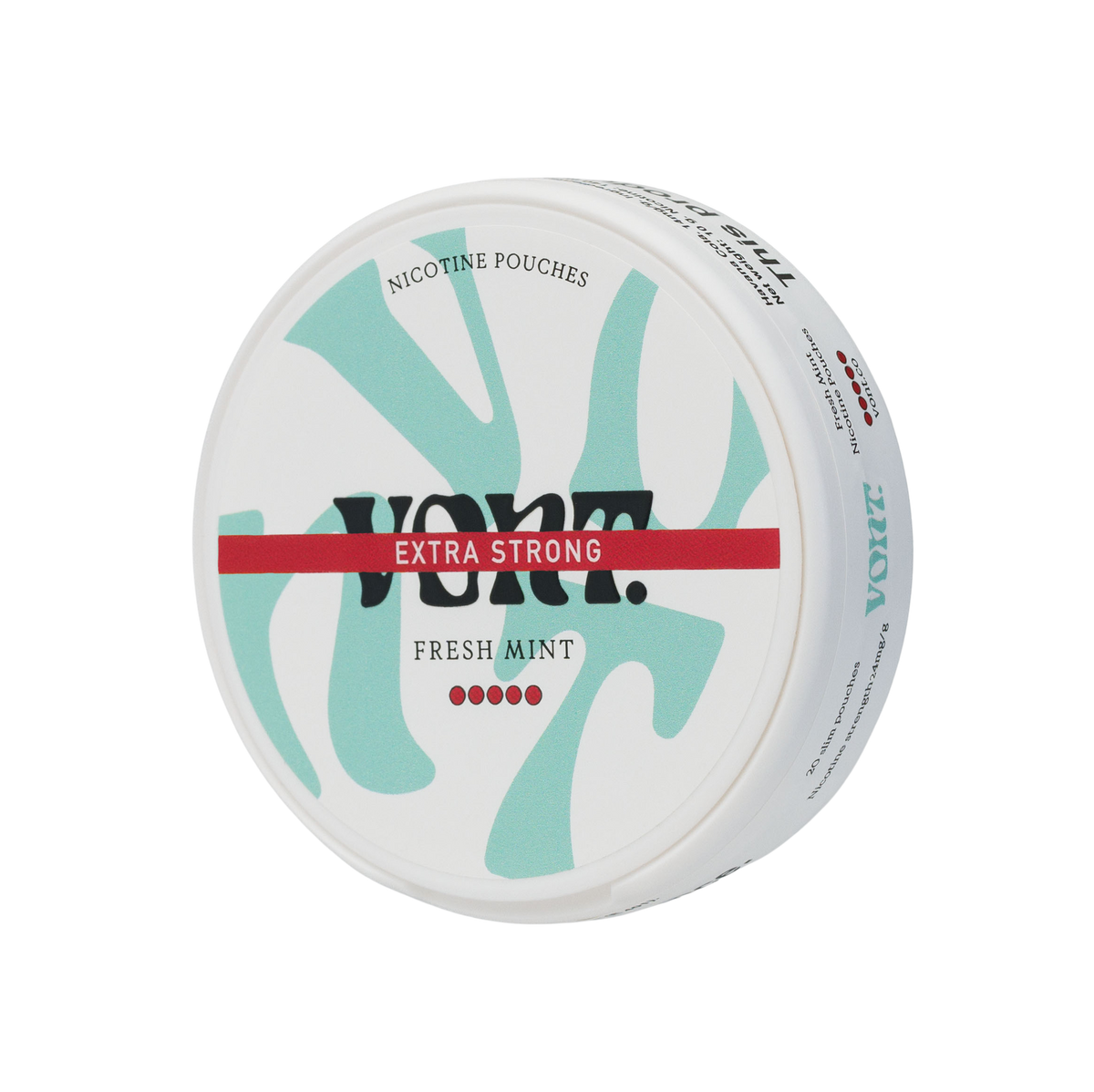 Vont Fresh Mint Extra Strong 12mg side view - The Snus Outlet