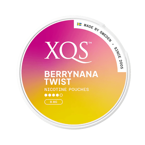 XQS Berrynana Twist Strong 8mg - The Snus Outlet