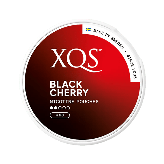 XQS Black Cherry 4mg - The Snus Outlet