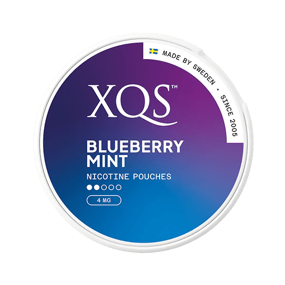 XQS Blueberry Mint 4mg - The Snus Outlet