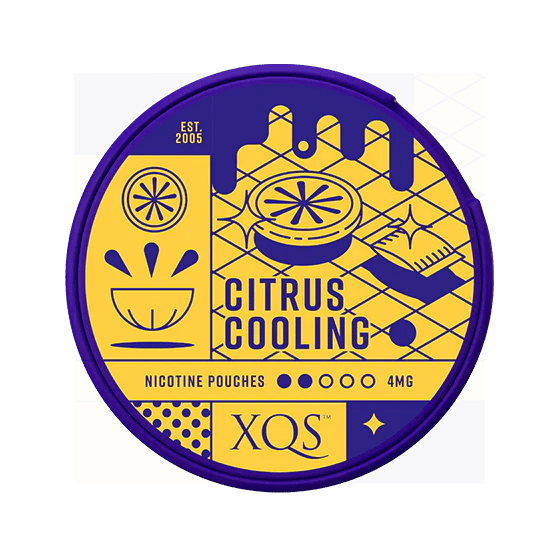 XQS Citrus Cooling 4mg - The Snus Outlet