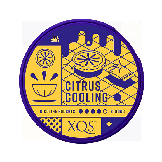 XQS Citrus Cooling Strong 8mg - The Snus Outlet