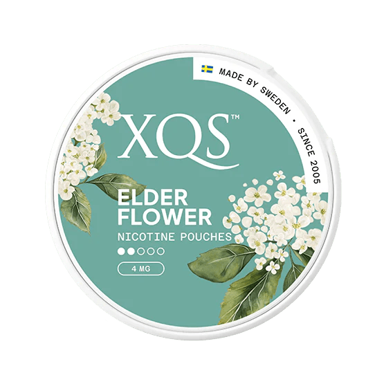 XQS Elderflower Slim 4mg - The Snus Outlet