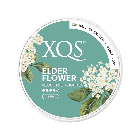 XQS Elderflower Slim Strong 8mg - The Snus Outlet