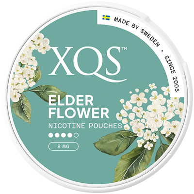 XQS Elderflower Strong 8mg - The Snus Outlet