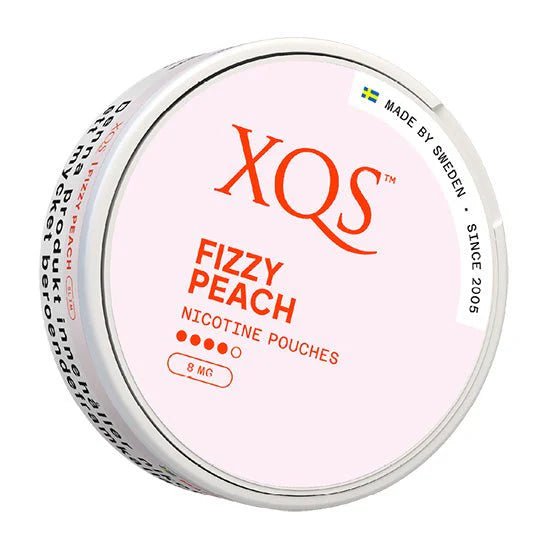 XQS Fizzy Peach Slim 8mg - The Snus Outlet