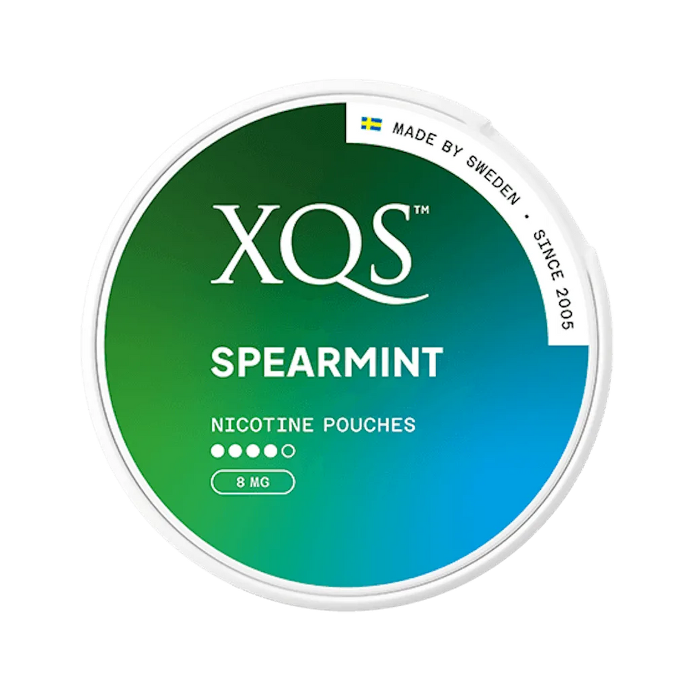 XQS Spearmint Strong 8mg - The Snus Outlet