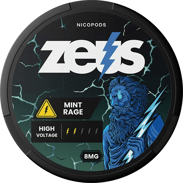 Zeus Mint Rage 8mg - The Snus Outlet