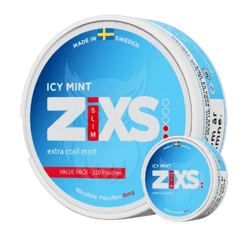ZIXS Icy Mint 8mg JUMBO CAN - The Snus Outlet