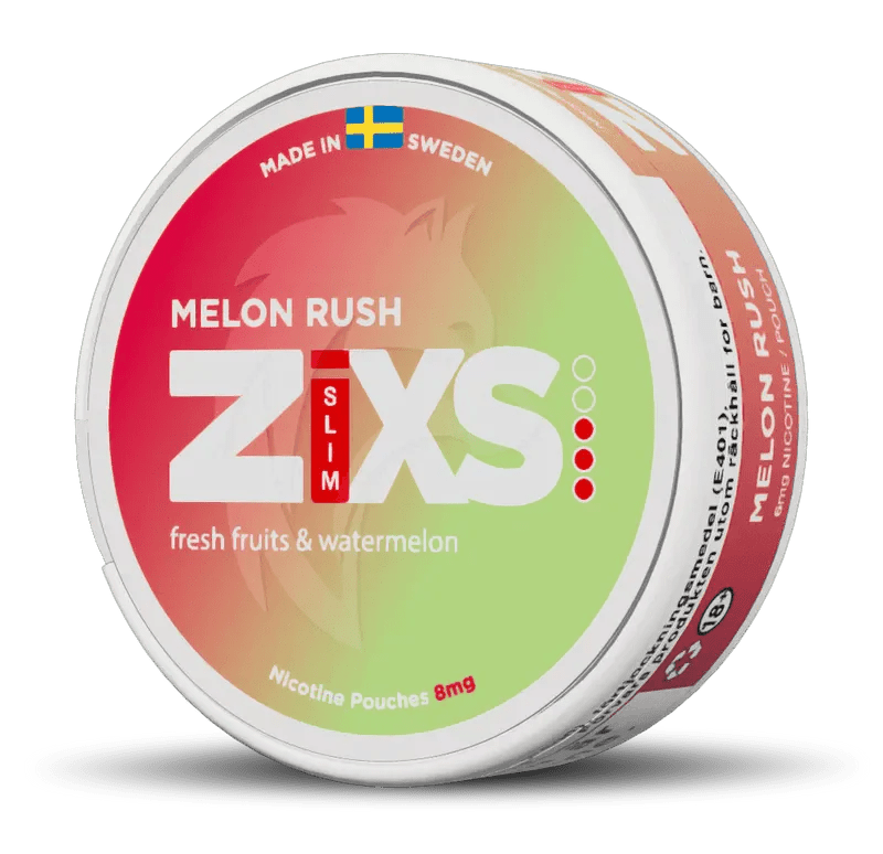ZIXS Melon Rush 6mg - The Snus Outlet