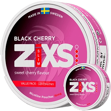 ZIXS Black Cherry 8mg JUMBO CAN